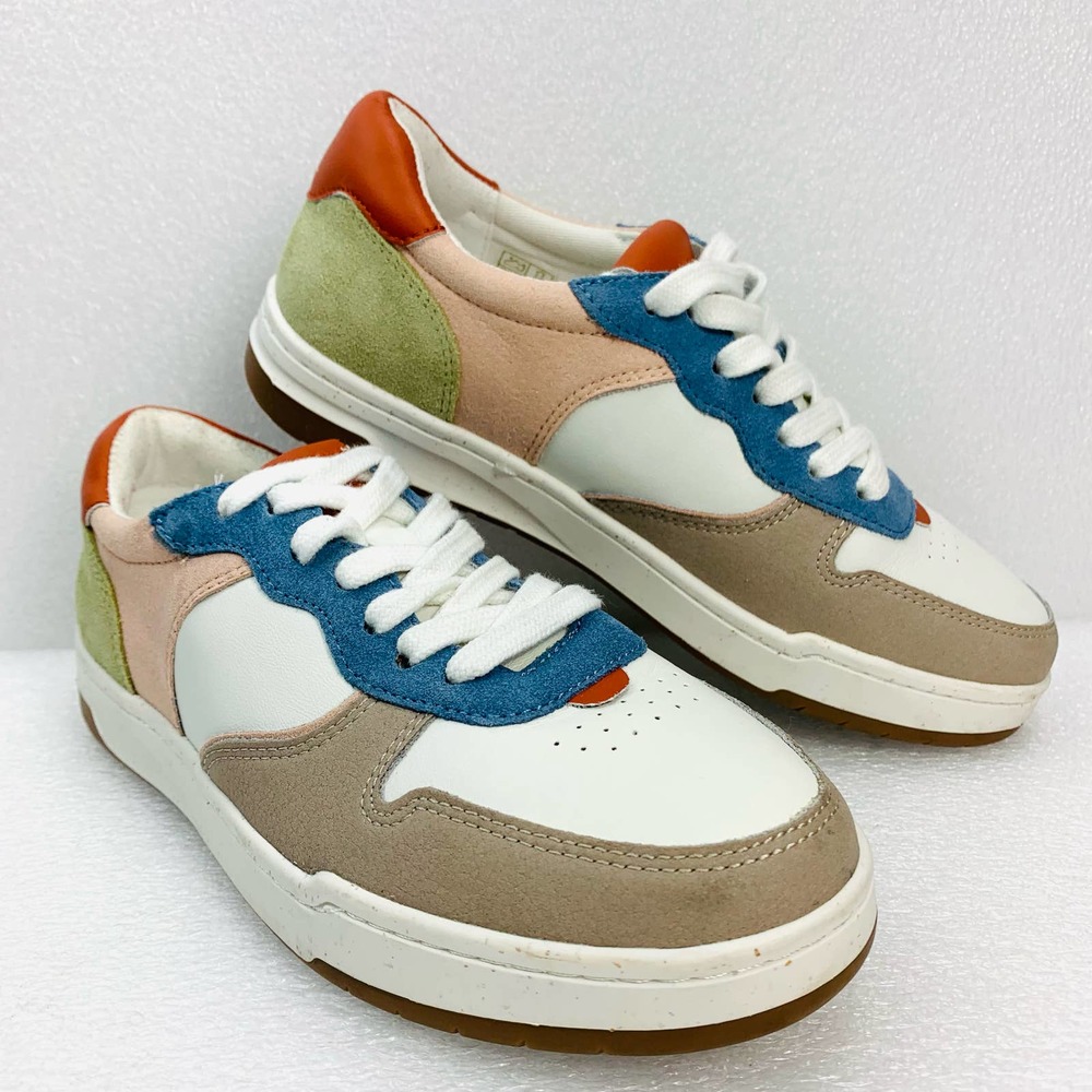 Madewell MWL Trainer League Sneakers Colorblock Leather Shoes - Women's 7